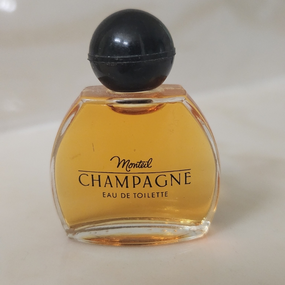 Vintage Germaine Monteil Champagne Eau de Toilette 0.19 oz MINI Perfume Bottle